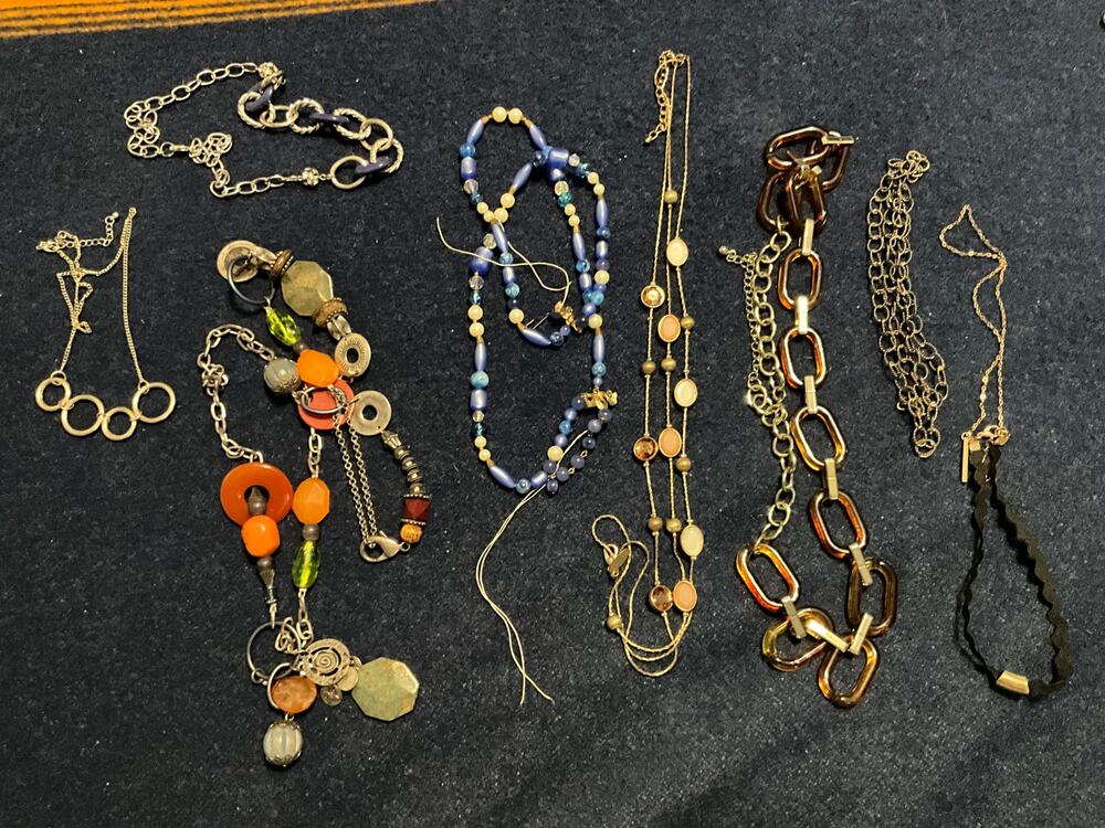 Lot of Misc Retro Necklaces All Different Types